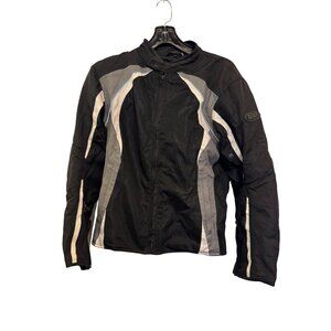 Bilt Black & Gray Mesh Motorcycle Jacket WLG Lightweight Riding Gear